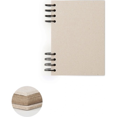 Scrapbookový kroužkový blok na výšku 35 listů A6 v přírodní barvě 160-200g/m² - 1 ks