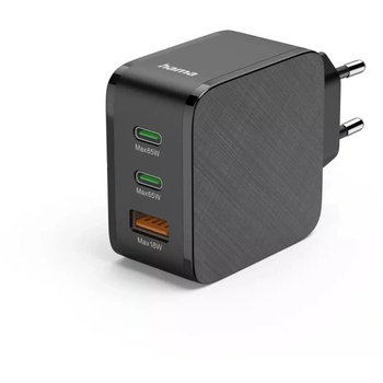 Hama 00201961 зарядно за мобилни устройства Слушалки, Ноутбук, Външно зарядно, Смартфон, Таблет Черен Променлив ток (AC) Бързо зареждане На закрито (002019610000)