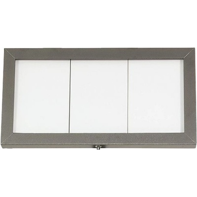 Securit Osvětlená vitrína na menu nástěnná 3 x A4