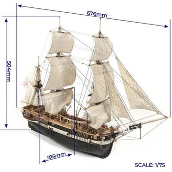 Occre HMS Terror 1: 75 комплект