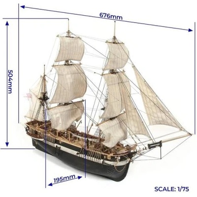 Occre HMS Terror 1: 75 комплект