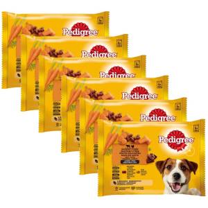PEDIGREE микс консерви в сос 6 x (4 x 100 г)