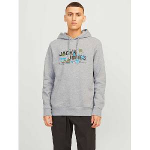 JACK & JONES Суитшърт jcooutdoor logo sweat hood sn (122616704595554)