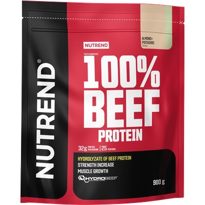 Nutrend 100% Телешки протеин 900 g бадем с шамфъстък