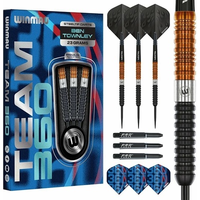 Winmau Team 360 Ben Townley 90% 23g steel