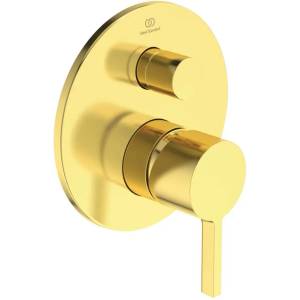 Ideal Standard Joy - Вградена батерия, за 2 уреда, „Brushed Gold A7383A2 (A7383A2)