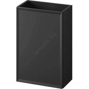 Cersanit S1022-003 -Висящ шкаф за баня под умивалник MILLE 40x22 см черен (CS0270)