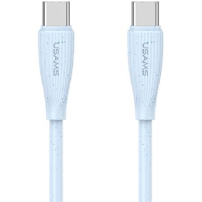 US-SJ716 кабел за зареждане и данни - USB-C към USB-C - 1 m - син (87240)