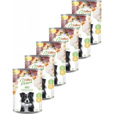 Calibra Dog Verve GF Adult Chicken & Duck 6 x 400 g