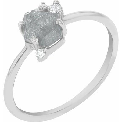 Eppi Prsten se salt and pepper diamantem a lab grown diamanty Kendra R44718