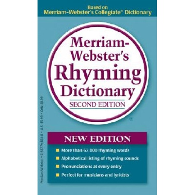 Merriam-Websters Rhyming DictionaryPaperback