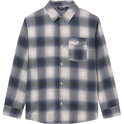 Mayoral chlapecká kostkovaná košile DR šedá – Sleviste.cz