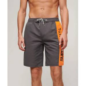 Superdry Бански гащета Superdry Sportswear Logo 19´´ swimming shorts - Grey (Charcoal)