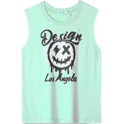 Chlapecké tričko bez rukávů zelinkavá – Zbozi.Blesk.cz