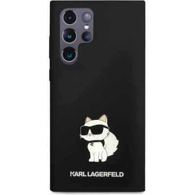 KARL LAGERFELD Гръб Karl Lagerfeld Liquid Silicone Choupette NFT Case за Samsung Galaxy S23 Ultra - Черен