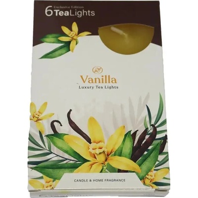 Santo Candles Tea Lights Vanilla 6 ks