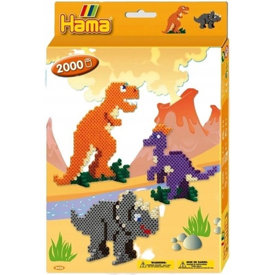 HAMA HAMA H3434 Hama dárková sada Dino zažehlovací korálky MIDI