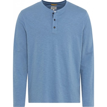 Camel Active tričko HENLEY 1 1 ARM modré