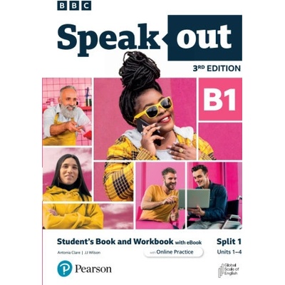 Speakout 3rd edition B1. Split 1. Student's book and workbook with ebook and online practice