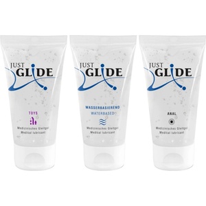 Just Glide - лубрикант комплект - 3x50 мл - lovesexshop