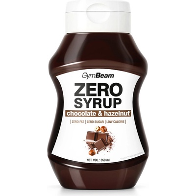 GymBeam Zero Syrup Hazelnut Choco 350 ml