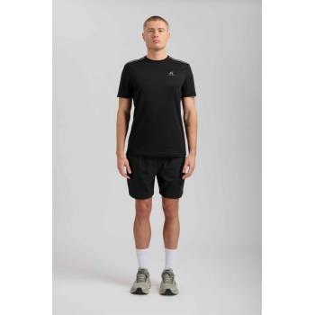 ALTRYN Поларени къси панталони ALTRYN Men's Fleece Jogger Shorts - Black/Grey