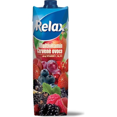 Relax multivitamin červené ovoce 25% 1 l