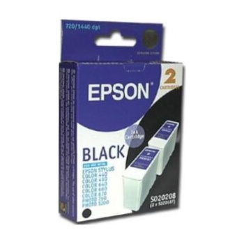 Epson Комплект 2 глави за EPSON STYLUS 440/460/640/660/PHOTO 750/1200 - Black - twin pack - S020187 (S020208)