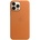 Apple Оригинален Кожен Калъф за iPhone 13 Pro, Leather Magsafe Case MM193ZE/A, Оранжев (MM193ZE/A)
