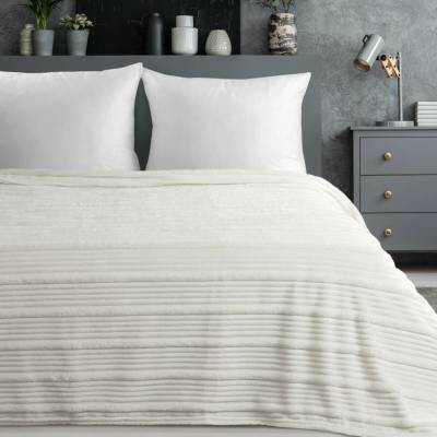 Eurofirany flanel deka Nina BÍLÁ 200X220