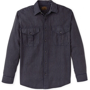 Filson Мъжка риза с копчета Filson LT WT Alaskan Guide Shirt - Indigo / Ticking Stripe (033-3215-0113)