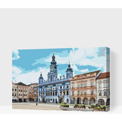 Painting Queens České Budějovice 2 60 x 80 cm bez rámu a bez vypnutí plátna
