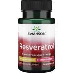 Swanson Resveratrol, 250 mg, 30 капсули, Swanson