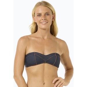 Rip Curl Dalias Denim Bandeau Горна част на бански костюм деним синьо