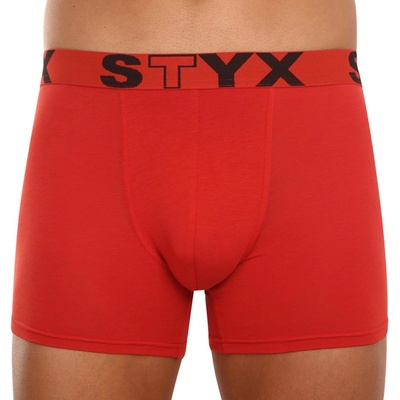 Styx Мъжки боксерки Styx long спортна еластична лента червени Styx | Cherven | МЪЖЕ | XXL