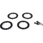Team Losi Racing Tlr черен заключващ пръстен (4): sct/scb/scte