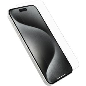 OtterBox OB премиум антимикробно стъкло за Apple iPhone 15 Pro Max, прозрачно (77-93960)