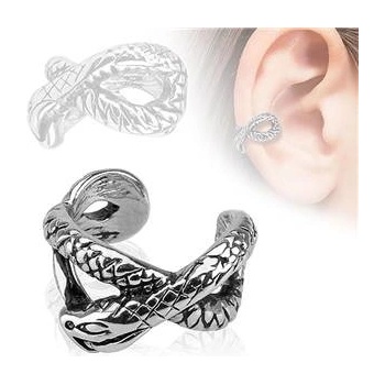 Šperky4U falešný piercing do ucha klips had FP1004