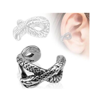 Šperky4U falešný piercing do ucha klips had FP1004