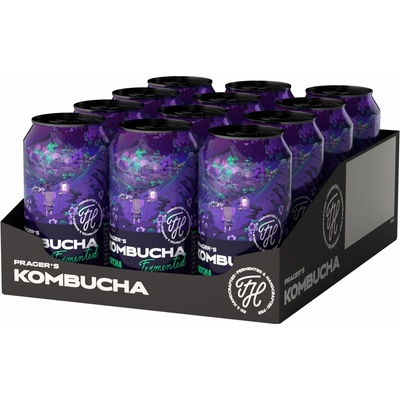 Prager's Kombucha Matcha 12 x 330 ml