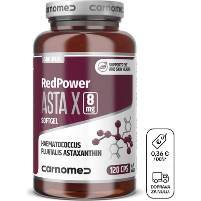 CarnoMed RedPower Asta X 8 mg120 kapsúl