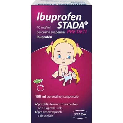 Ibuprofen Stada 40 mg/ml perorálna suspenzia sus.por.1 x 100 ml