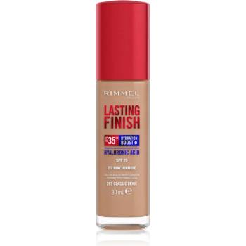 Rimmel Lasting Finish 35H Hydration Boost хидратиращ фон дьо тен SPF 20 цвят 201 Classic Beige 30ml