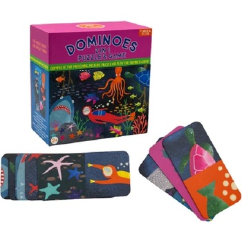 Image 1 of Floss and Rock Детска игра Floss & Rock - Домино-пъзел, Подводен свят (45P6490)