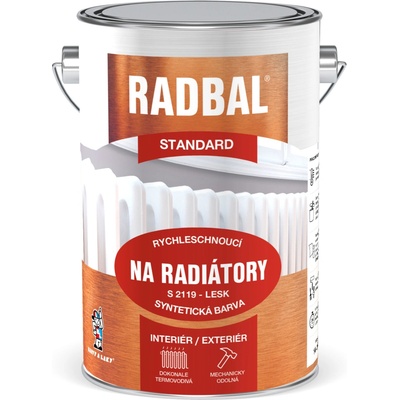 RADBAL S 2119 farba na radiator 1000 biela 4L