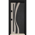 Starsteeldoor Блиндирана врата d-07 Черен-бял плат (цена без монтаж)