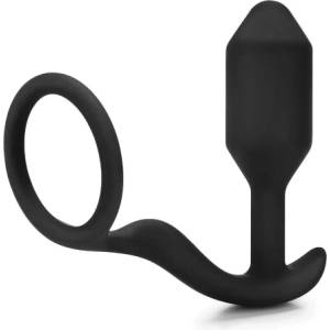 b-Vibe Snug & Tug Разширител с тежести и пенис пръстен