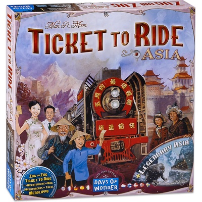 Days of Wonder Разширение за настолна игра Ticket to Ride - Asia (720113)