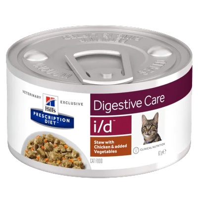 Hills Prescription Diet STEW i/d Feline - за котки с храносмилателни разстройства 82gr