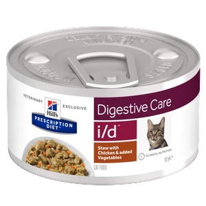 Hill's Hills Prescription Diet STEW i/d Feline - за котки с храносмилателни разстройства 82gr
